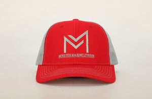 MONSTER MARINE LITHIUM HAT - Red