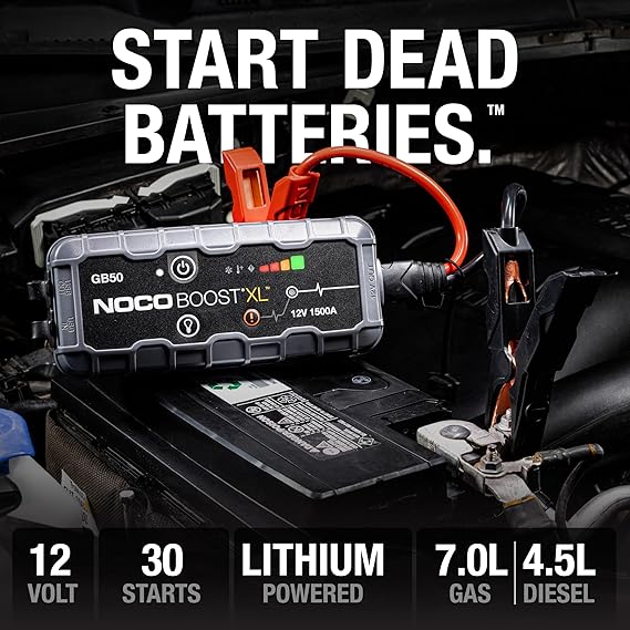 NOCO Boost XL GB50 1500 Amp 12-Volt UltraSafe Lithium Jump Starter ...