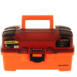 Plano 2-Tray Tackle Box w/Dual Top Access - Smoke Bright Orange [PLAMT6221] - Tackle Storage