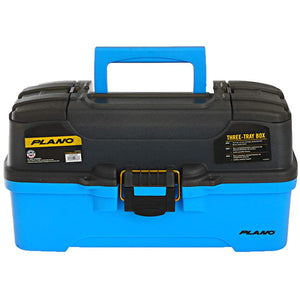 Plano 3-Tray Tackle Box w/Dual Top Access - Smoke Bright Blue [PLAMT6231] - Tackle Storage