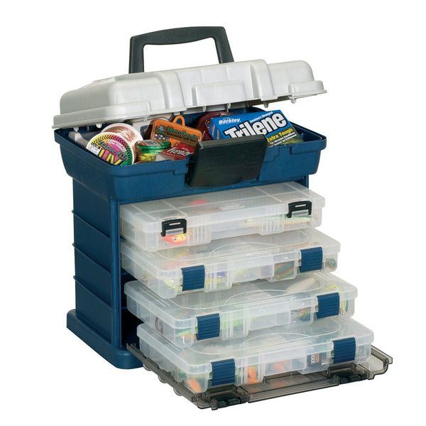 Plano 4-BY 3600 StowAway Rack System - Blue/Silver [136400] - Tackle Storage