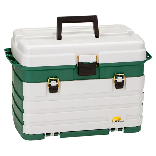 Plano 4-Drawer Tackle Box - Green Metallic/Silver [758005] - Tackle Storage