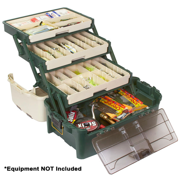 Plano Hybrid Hip 3-Tray Tackle Box - Forest Green [723300] - Tackle Storage