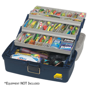 Plano Three-Tray Fixed Compartment Tackle Box - XL [613306] - Tackle Storage