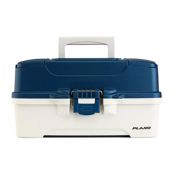 Plano Three-Tray Tackle Box - Blue/White [P000405] - Tackle Storage