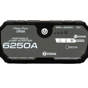 Portable Lithium Jump Starter 6250A - Accessories