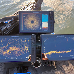 Precision Sonar Triple Threat Over and Under Bow Mount System - Sonar Mounts