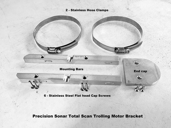 Precision Sonar Trolling Motor Transducer Mount for Lowrance Transducers - Transducer Accessories