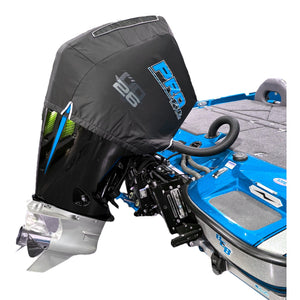 PRO Fit Engine Cover by DD26 Fishing fits the Mercury 4-Stroke Pro XS 200-300 V8 Engines - Blue - Engine Covers