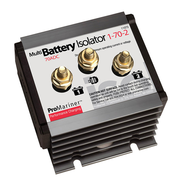 ProMariner Battery Isolator - 1 Alternator - 2 Battery - 70 AMP [11072] - Battery Isolators