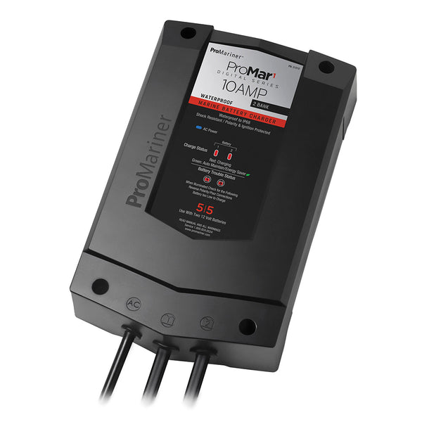 ProMariner ProMar1 DS Digital - 10 Amp - 2 Bank Charger [31510] - Battery Chargers