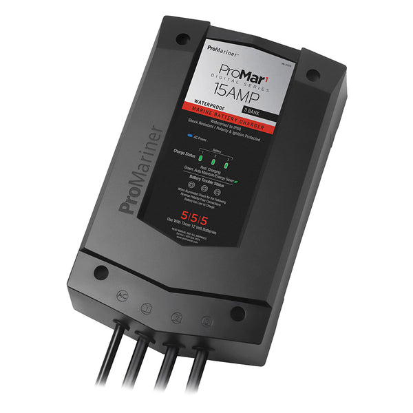 ProMariner ProMar1 DS Digital - 15 Amp - 3 Bank Charger [31515] - Battery Chargers