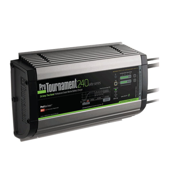 ProMariner ProTournament 240 elite Dual Charger - 24 Amp 2 Bank [52024] - Battery Chargers