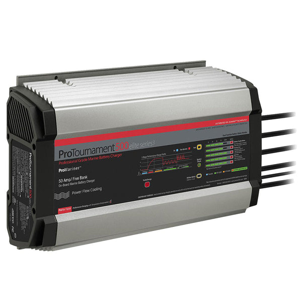 ProMariner ProTournament 500 Elite Series3 5-Bank On-Board Marine Battery Charger [53505] - Battery Chargers