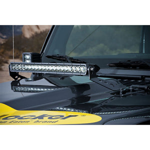 RIGID Industries 2007-2017 Jeep JK 20’’ Light Hood Mount [40333] - Accessories