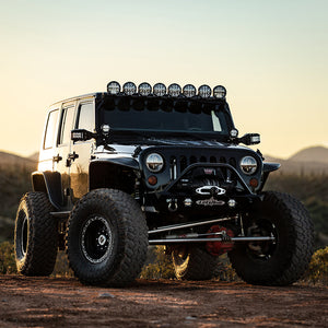 RIGID Industries 360-Series 4’’ LED Off-Road Fog Light Drive Beam w/White Backlight - Black Housing [36117]
