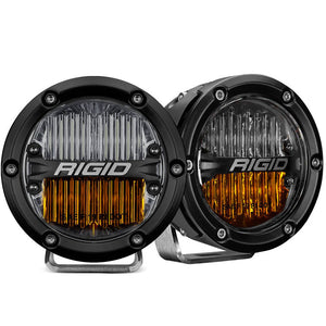 RIGID Industries 360-Series 4’’ LED SAE Fog Beam - Yellow/White - Pair [36122] - Lighting