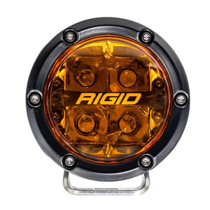 RIGID Industries 360 Series 4’’ Spot w/Amber Pro Lens - Pair [36123] - Light Bars