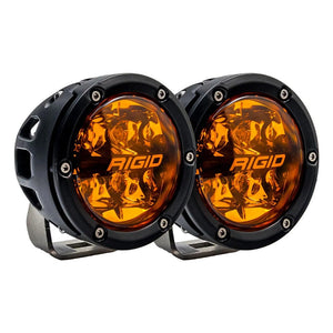 RIGID Industries 360 Series 4’’ Spot w/Amber Pro Lens - Pair [36123] - Light Bars