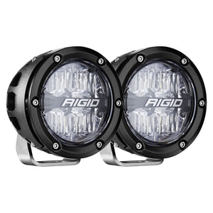 RIGID Industries 360-Series RGBW 4’’ Offroad Lamp Drive Beam w/RGBW Backlight Pods - Set of 2 [36401] - Lighting