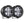 RIGID Industries 360-Series RGBW 4’’ Offroad Spot Beam w/RGBW Backlight Pods - Set of 2 [36402] - Lighting