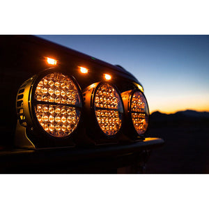 RIGID Industries 360-Series RGBW 9’’ Offroad Lamp Spot Beam w/RGBW Backlight Pods - Single [36422] - Lighting