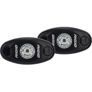 RIGID Industries A-Series Black Low Power LED Light Pair - Amber [482343] - Interior / Courtesy Light