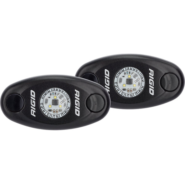 RIGID Industries A-Series Low Power Black Housing/White Light - Pair [482033] - Interior / Courtesy Light