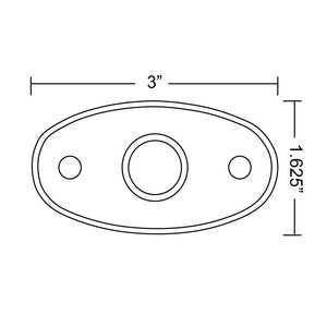 RIGID Industries A-Series Low Power Black Housing/White Light - Pair [482033] - Interior / Courtesy Light