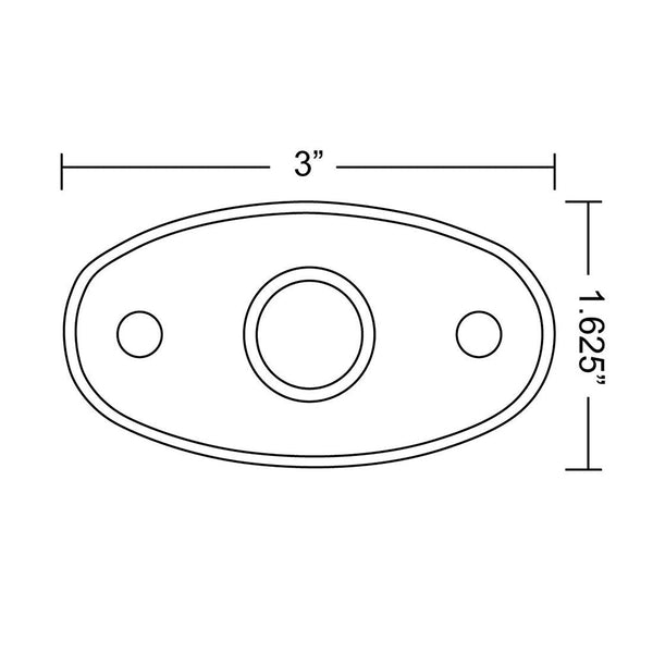 RIGID Industries A-Series Low Power Black Housing/White Light - Pair [482033] - Interior / Courtesy Light