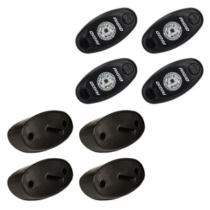 RIGID Industries A-Series Rock Light Kit - 4 Amber Lights - Black [400243] - Interior / Courtesy Light