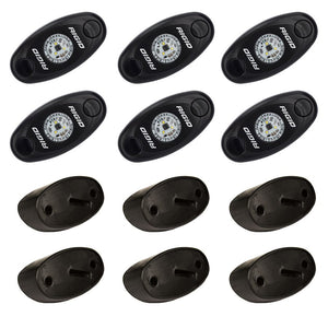 RIGID Industries A-Series Rock Light Kit - 6 Blue Lights - Black [400283] - Interior / Courtesy Light