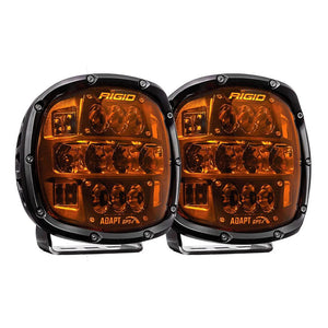 RIGID Industries Adapt XP w/Amber Pro Lens - Pair [300515] - Lighting