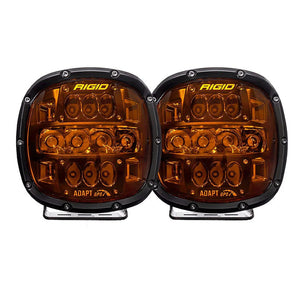 RIGID Industries Adapt XP w/Amber Pro Lens - Pair [300515] - Lighting