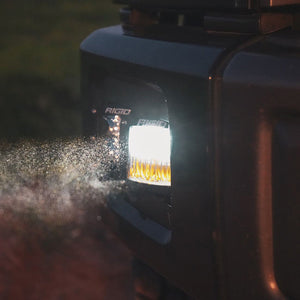 RIGID Industries D-Series LED SAE Fog Beam - Yellow/White - Pair [50482] - Lighting