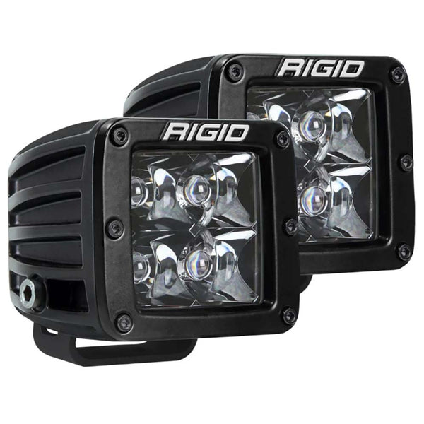 RIGID Industries D-Series Pro Dually Spot Surface Mount Pair - Midnight Edition [202213BLK] - Flood/Spreader Lights