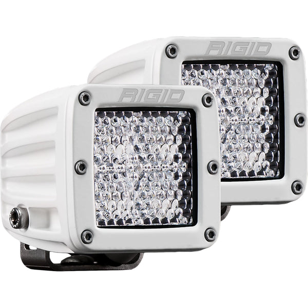 RIGID Industries D-Series PRO Hybrid-Diffused LED - Pair - White [602513] - Flood/Spreader Lights