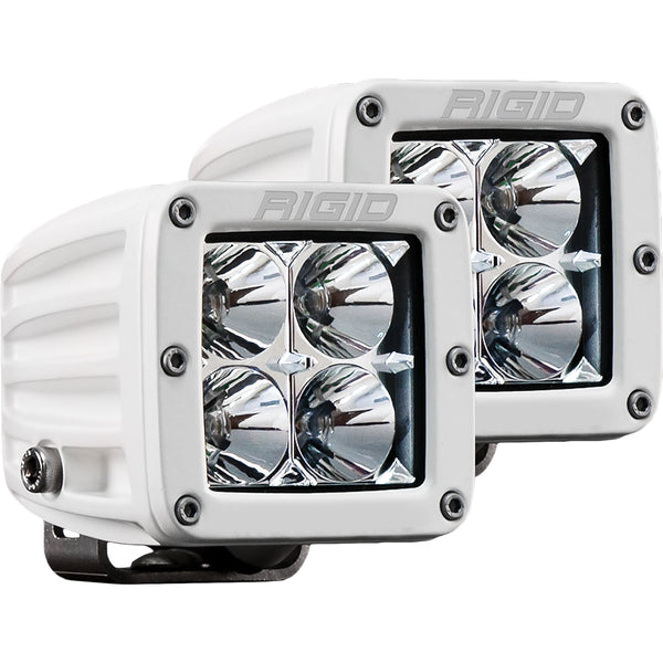 RIGID Industries D-Series PRO Hybrid-Flood LED - Pair - White [602113] - Flood/Spreader Lights