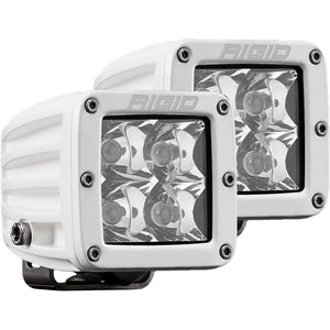 RIGID Industries D-Series PRO Hybrid-Spot LED - Pair - White [602213] - Flood/Spreader Lights