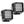 RIGID Industries D-XL PRO Diffused - Pair - Black [322313] - Flood/Spreader Lights
