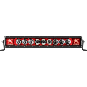 RIGID Industries Radiance + 20’’ Red Backlight Black Housing [220023] - Light Bars