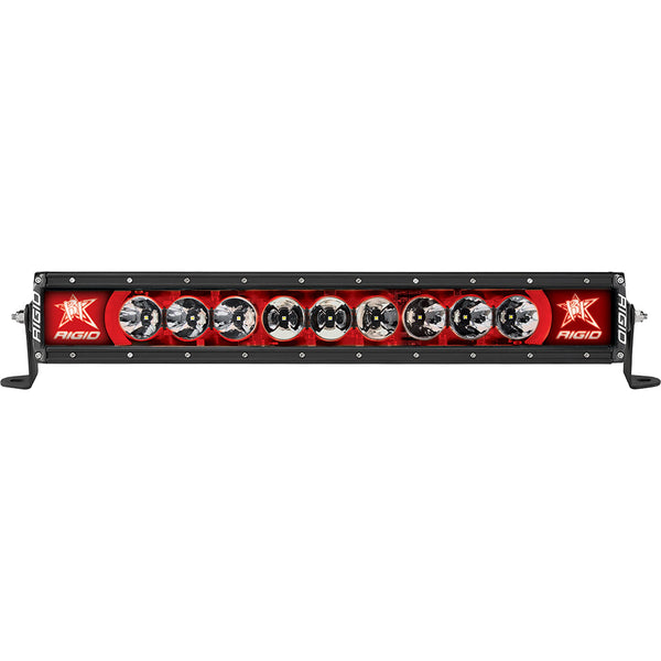 RIGID Industries Radiance + 20’’ Red Backlight Black Housing [220023] - Light Bars