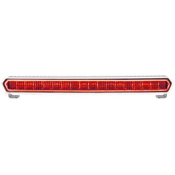 RIGID Industries SR-L Series Marine 20’’ White LED Lightbar - White Light w/Red Halo [62002] - Light Bars