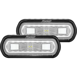 RIGID Industries SR-L Series Surface Mount Spreader Light - Black Housing - White Halo [53120] - Flood/Spreader Lights