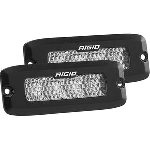 RIGID Industries SR-Q Series PRO Spot Diffused LED - Flush Mount - Pair - Black [925513BLK] - Flood/Spreader Lights