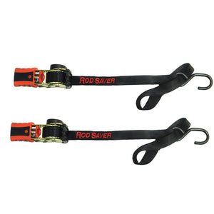 Rod Saver Mini Retractable Tie Down w/Soft Hook - 50’’ - Pair [RT50SH] - Tie-Downs