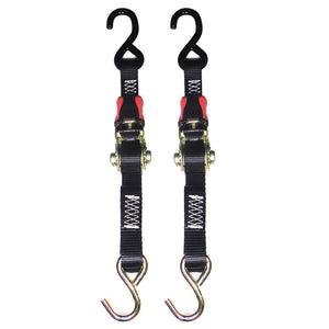 Rod Saver Rubber Ratchet Tie-Down - 1’’ x 3 - Pair [RTD3] - Tie-Downs