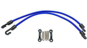 Rod Tie Down Straps for your Deck (Set of 2) - Blue - Fishing Rod Holders & Storage Racks