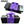 Single Ram Motor Tote compatible with mid size Yamahas Suzukis and Dual Ram Verado’s - Purple - Transom Savers