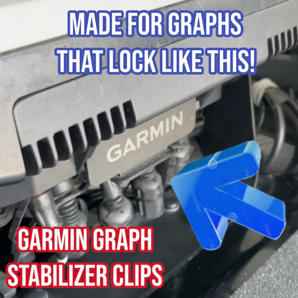 Stabilizer Clip for Garmin Graphs - Trolling Motor Accessories